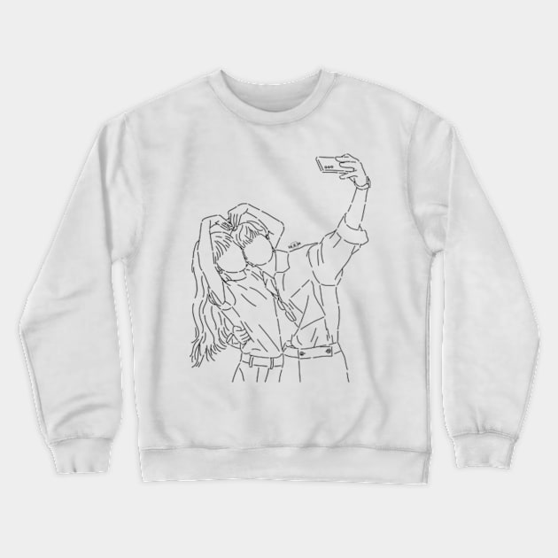 Shooting Stars Crewneck Sweatshirt by ayshatazin